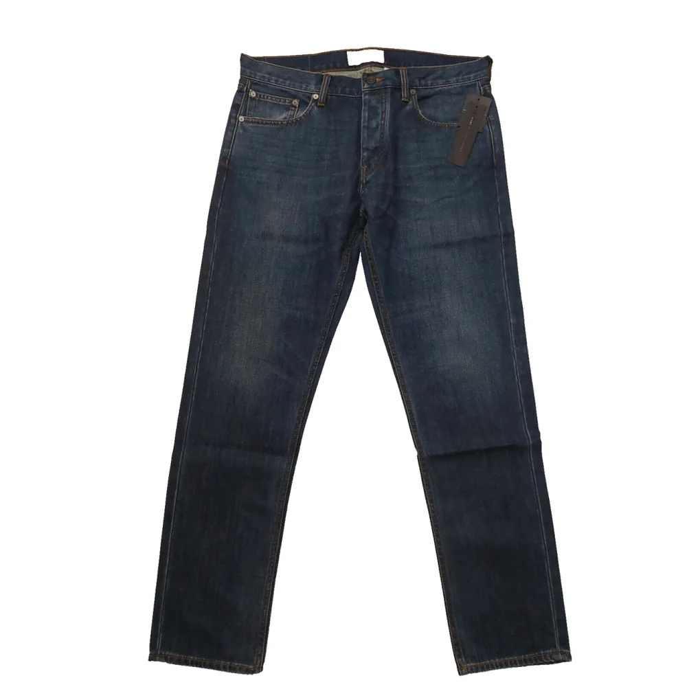 NWT Marc by Marc Jacobs MJ 117 Low Rise Slim Tapered Indigo Blue Jeans 33x34